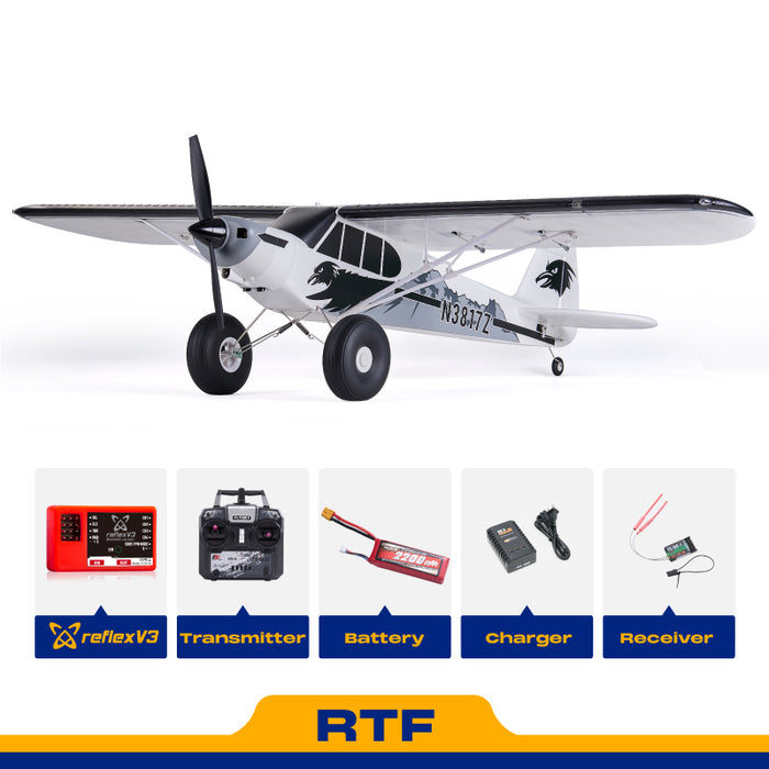 FMS 1300mm PA-18 Super Cub with Reflex V3, RTF / PNP