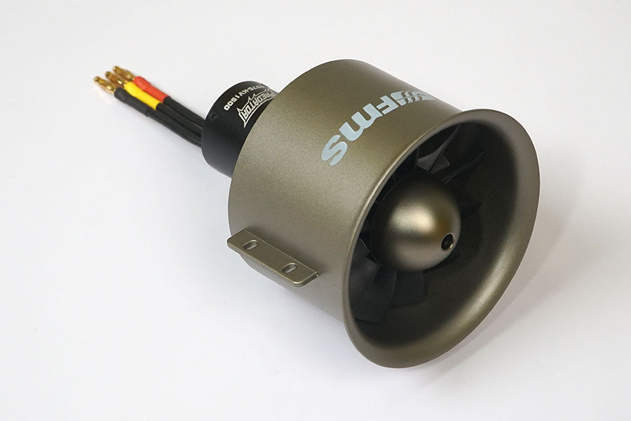 90MM EDF system with 12-blade fan for RC airplanes