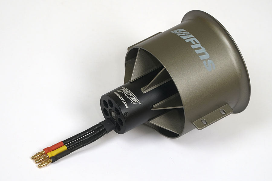 FMS 90MM EDF system with 12-blade fan for high-performance RC models