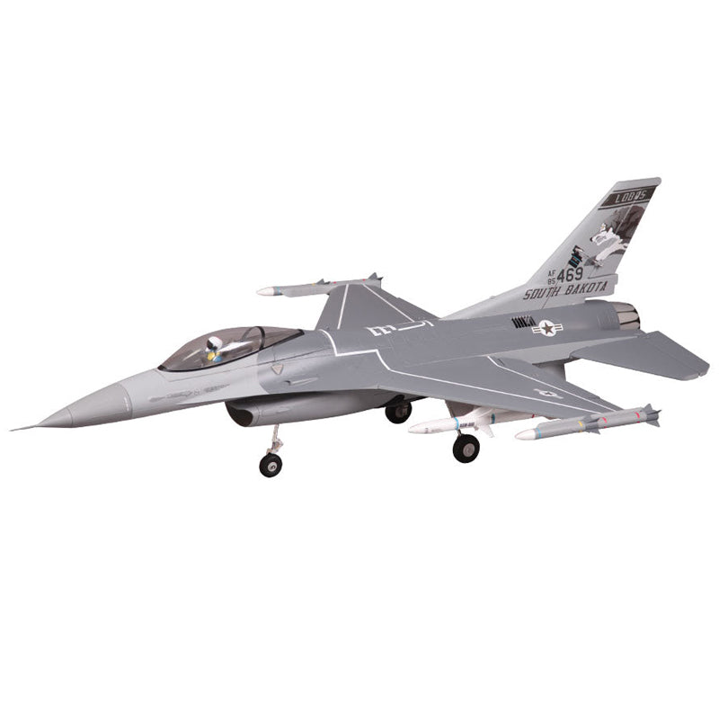 FMS 70mm EDF F-16C Fighting Falcon model in USAF scale color scheme.