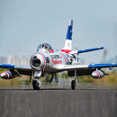 FMS EDF Jet F-86 Sabre in vibrant U.S. Air Force livery on runway
