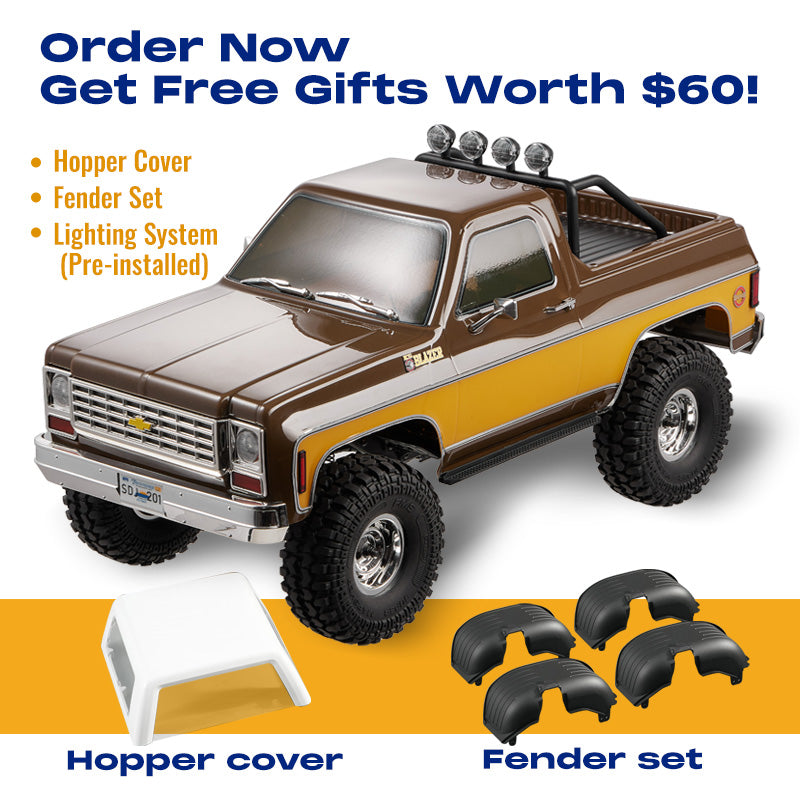 FMS 1:10 FCX10 Chevrolet K5 Blazer Off-Road RC Crawler RS