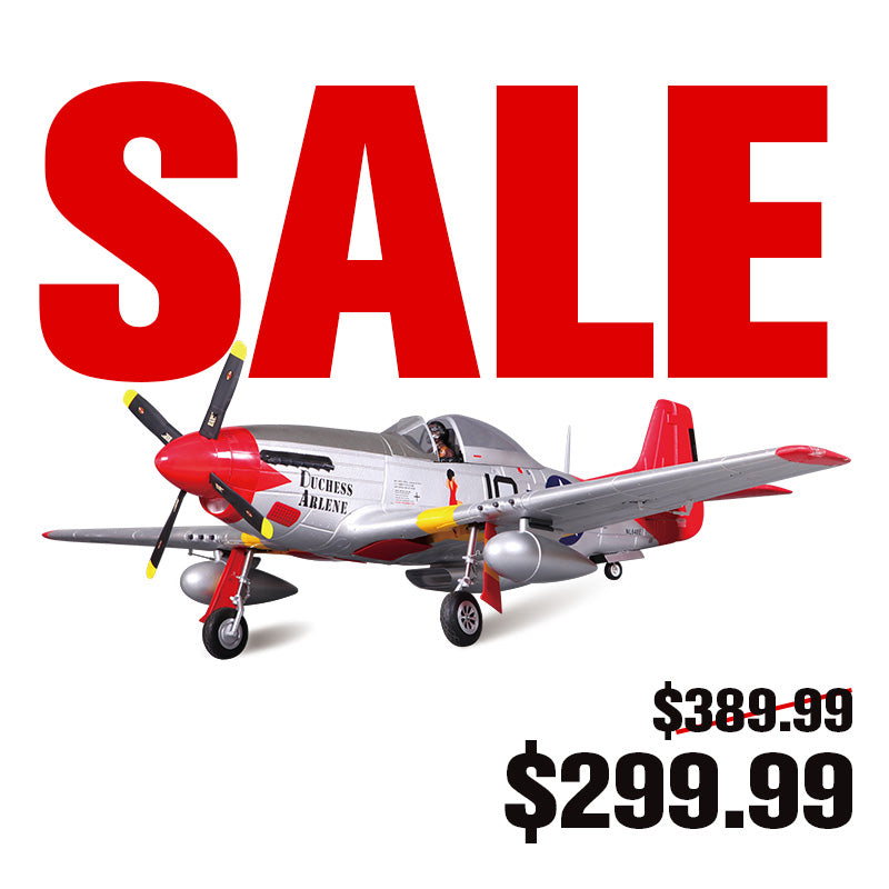 FMS 1450mm P-51D Red Tail V8 PNP