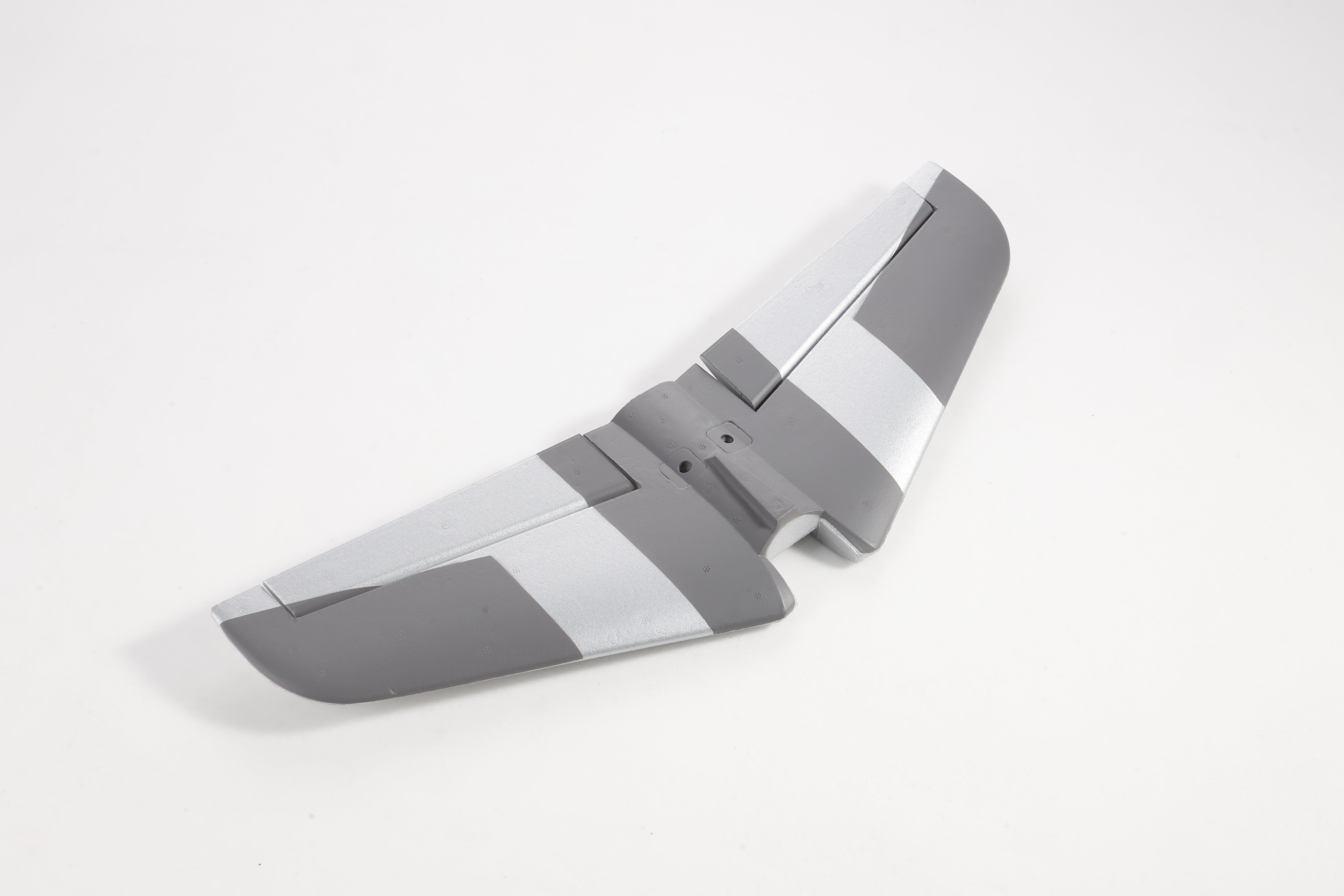 64mm Futura RC airplane horizontal stabilizer in gray and white