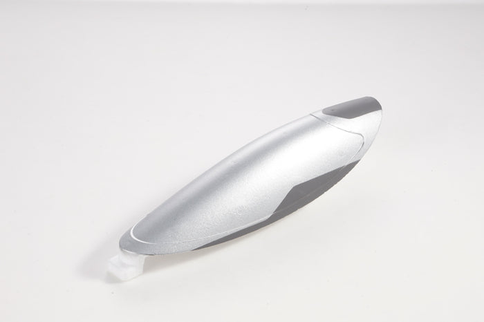 64mm Futura RC airplane canopy in silver and gray