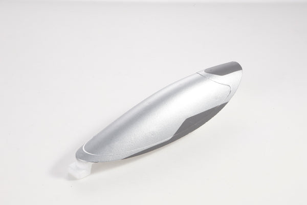 64mm Futura RC airplane canopy in silver and gray