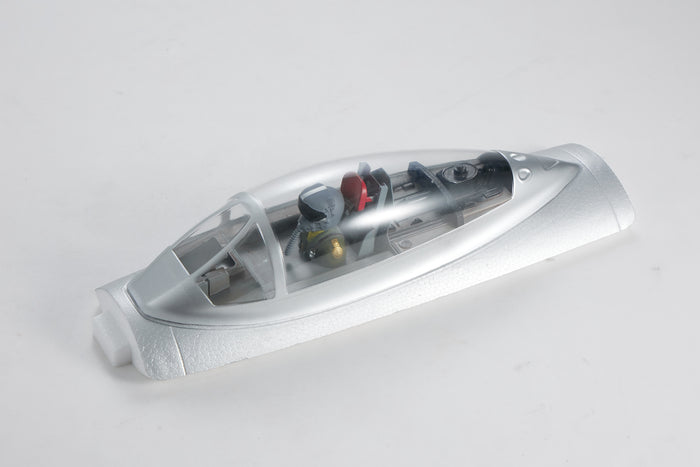 80mm F-86 RC airplane canopy with detailed cockpit interior