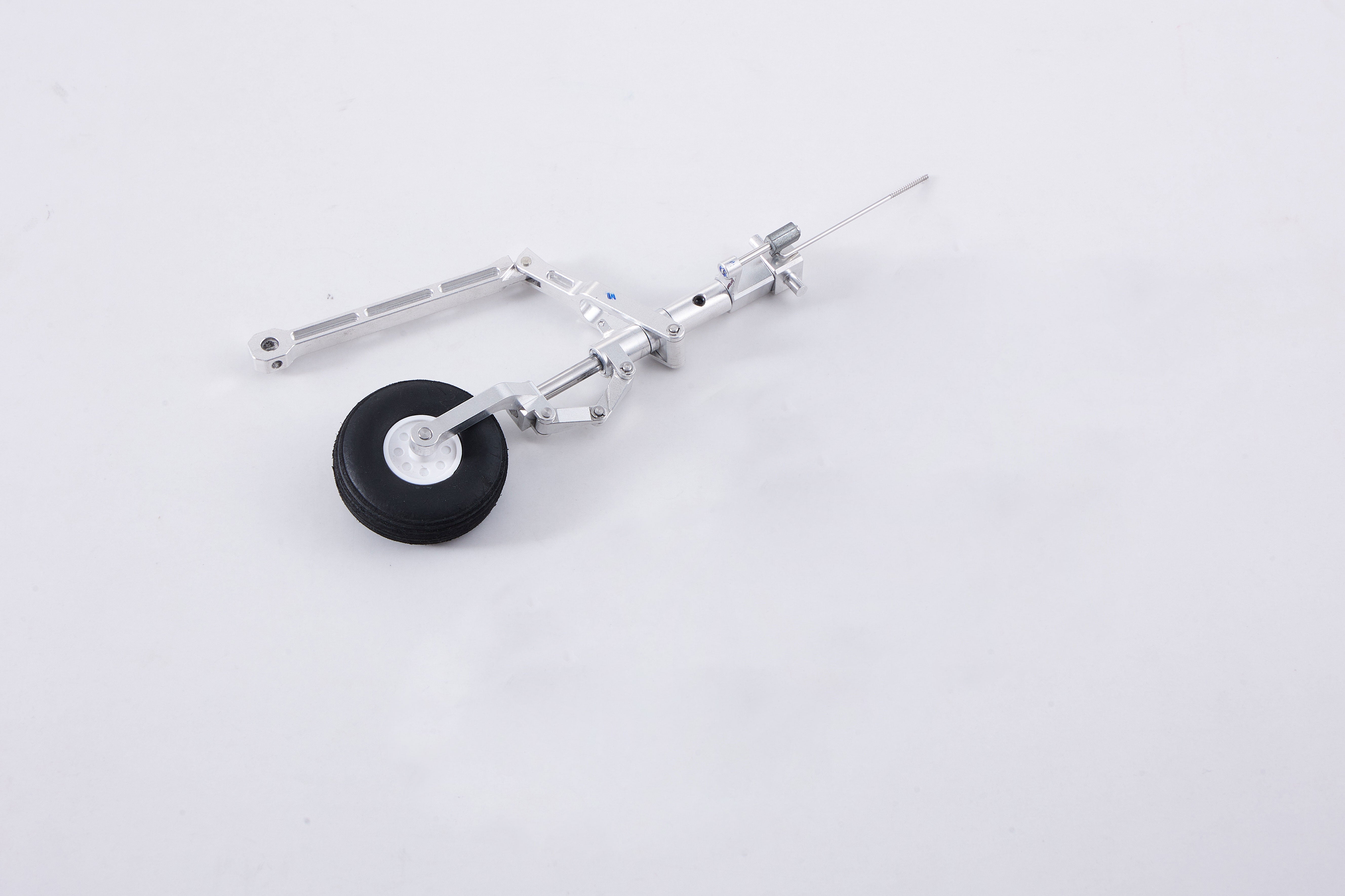 80mm F-86 front landing gear, durable metal and rubber design for RC planes