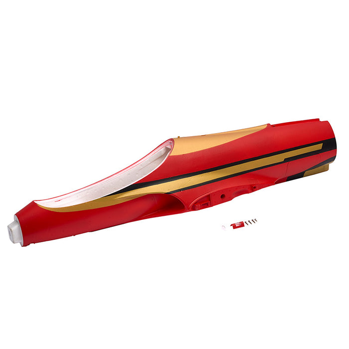 Red and gold 90mm Avanti fuselage for remote control aircraft