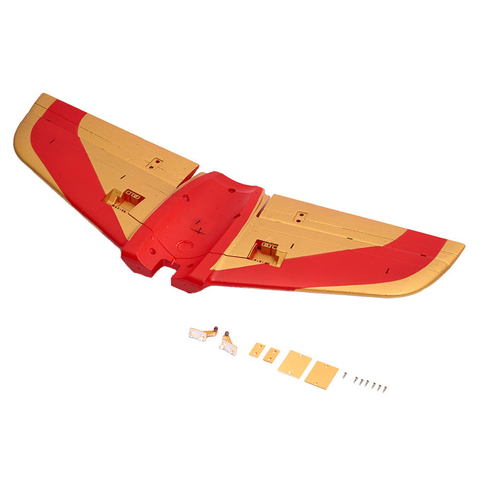 90mm Avanti Horizontal Stabilizer for RC planes with red and gold design