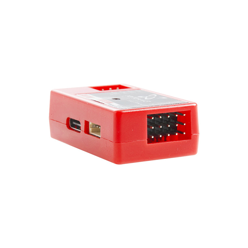 Compact FMS Reflex V3 stable flight controller USB interface in eye-catching red