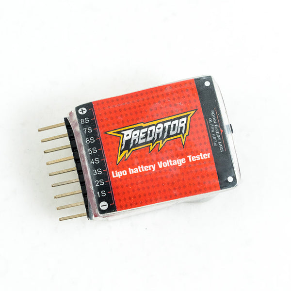 Predator Lipo battery voltage tester for checking battery voltage levels
