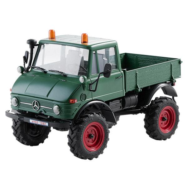 1:24 scale green Mercedes-Benz Unimog 421 RC truck model