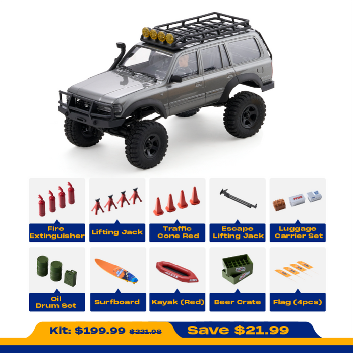 FMS 1:18 FCX18 LC80 Toyota Land Cruiser 80 V2 RTR