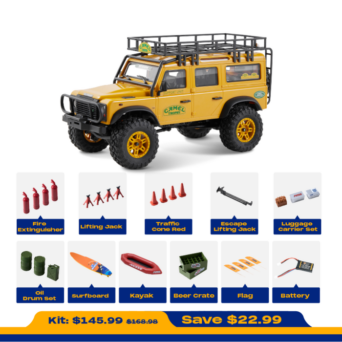 FMS 1:24 FCX24M Land Rover Camel Trophy Edition RTR