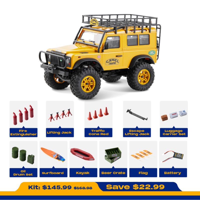 FMS 1:24 FCX24M Land Rover Camel Trophy Edition RTR