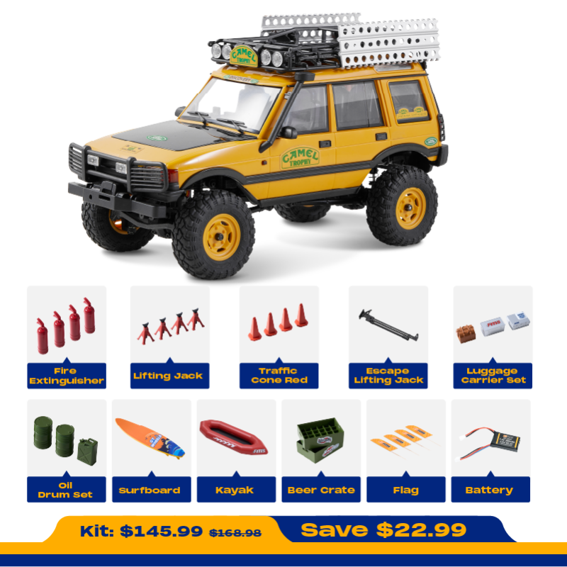 FMS 1:24 FCX24M Land Rover Camel Trophy Edition RTR