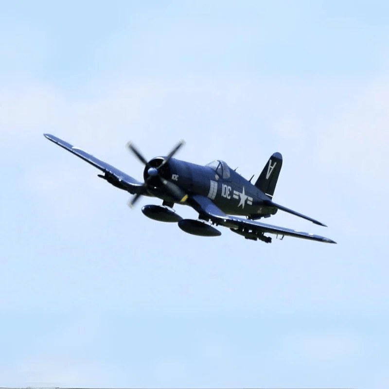 F4U Corsair PNP airplane performing aerobatics in clear sky