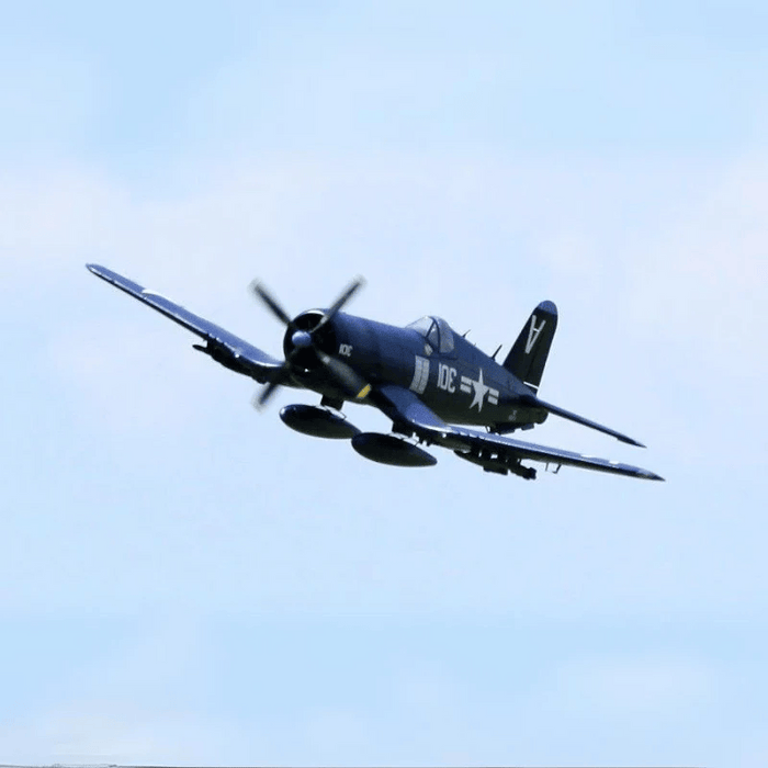 F4U Corsair PNP airplane performing aerobatics in clear sky